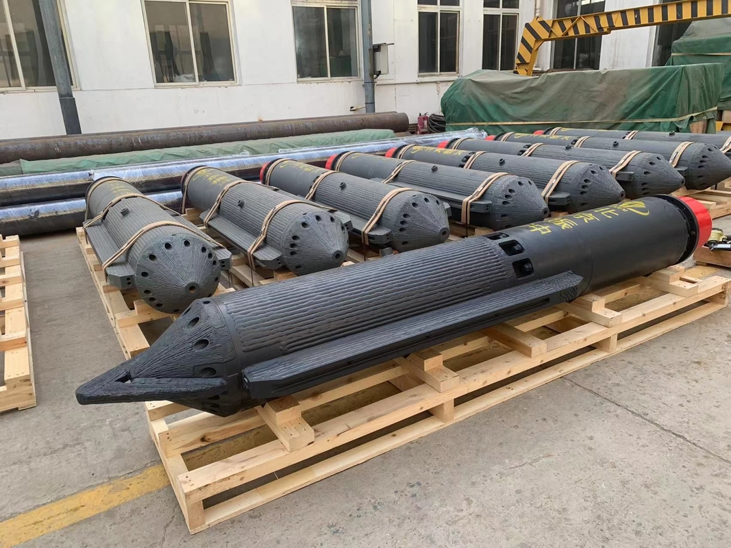 Temel tedavisi için yüksek performanslı 75kW vibroflot ekipmanı derin vibro zemin iyileştirme cihazı