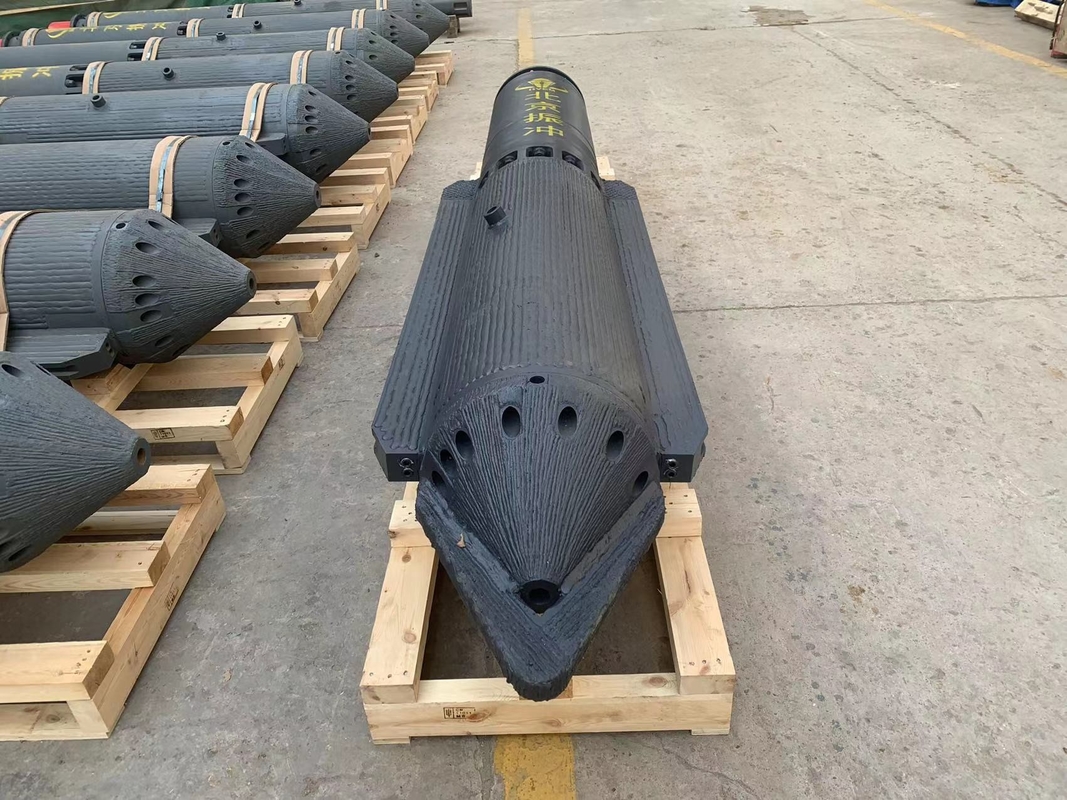 Vibro Yüzdürme Tekniği Ekipmanları 130 Kw 377mm Yumuşak Toprak Katmanı İyileştirmesi İçin Vibro Kazık Yüklenicileri