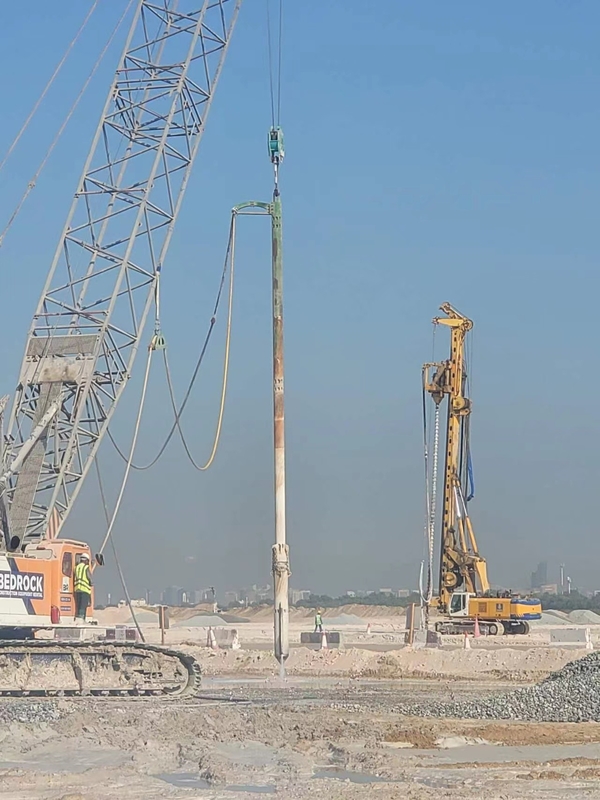 BVEM Vibro yedek taş sütun 377mm 75kw sıkıştırma kazık için vibro şamandıra makinesi