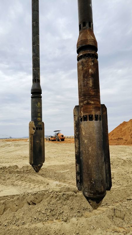 BJVH-350-105 Linde 135 hidrolik pompa Vibroflotasyon Cihaz kazık makinesi donanımlı paylaşılan hidrolik güç sistemi