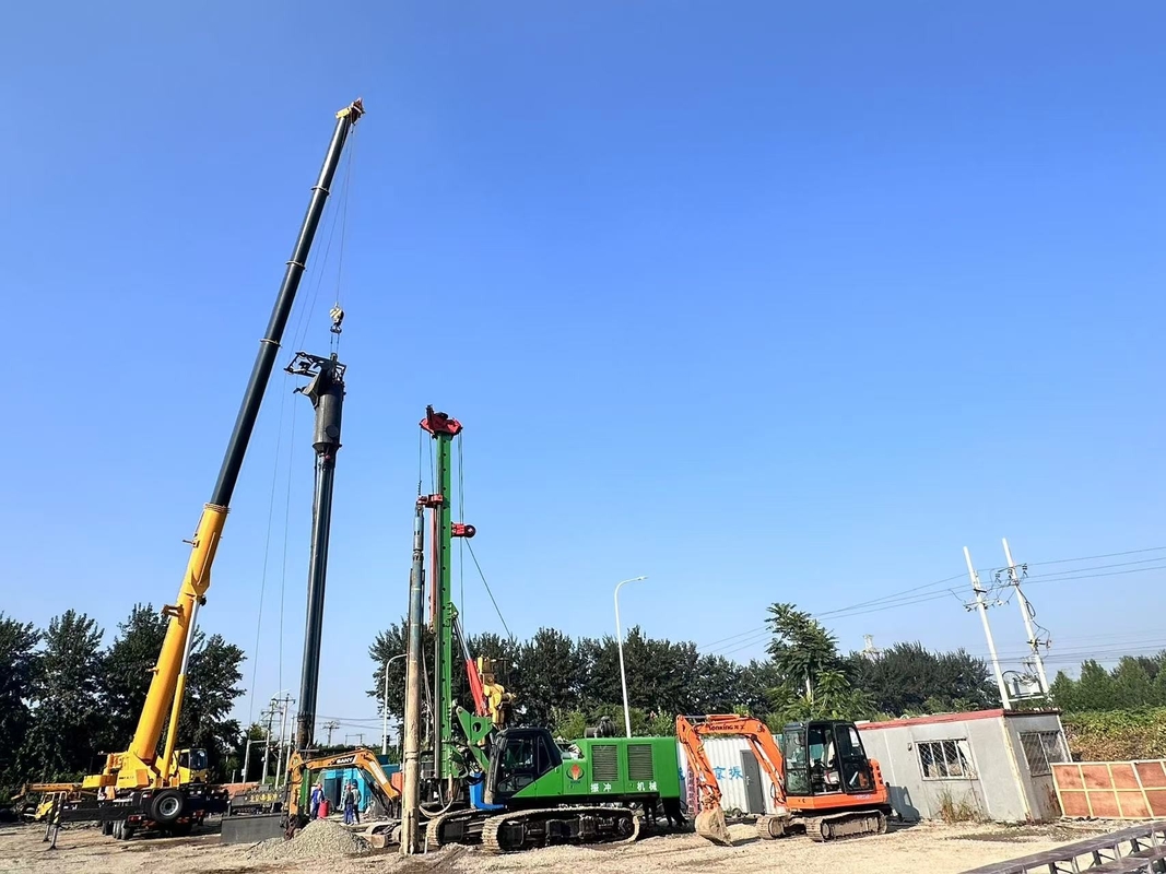 130-180 KW Frekans Dönüşüm Kontrolü Tipi ve 10/20 M3/min Hava Akış Hızı ile Vibroflotasyon Ekipmanı