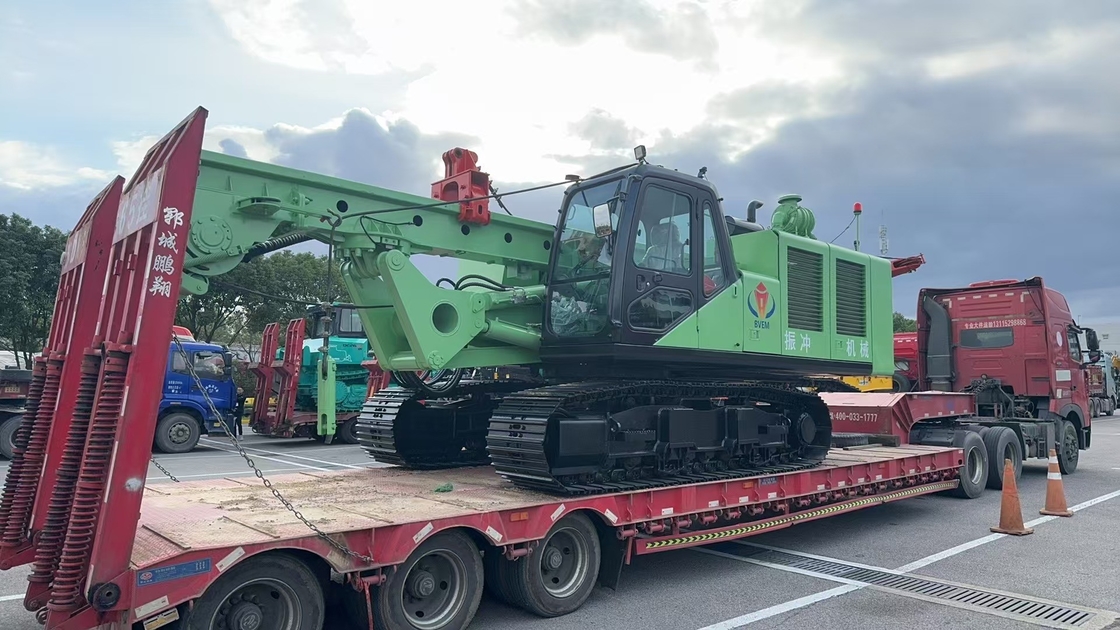 176 KW motor gücü ile hidrolik Vibroflot, başarıyla zemin iyileştirme anahtarı olarak yeniden donatıldı.
