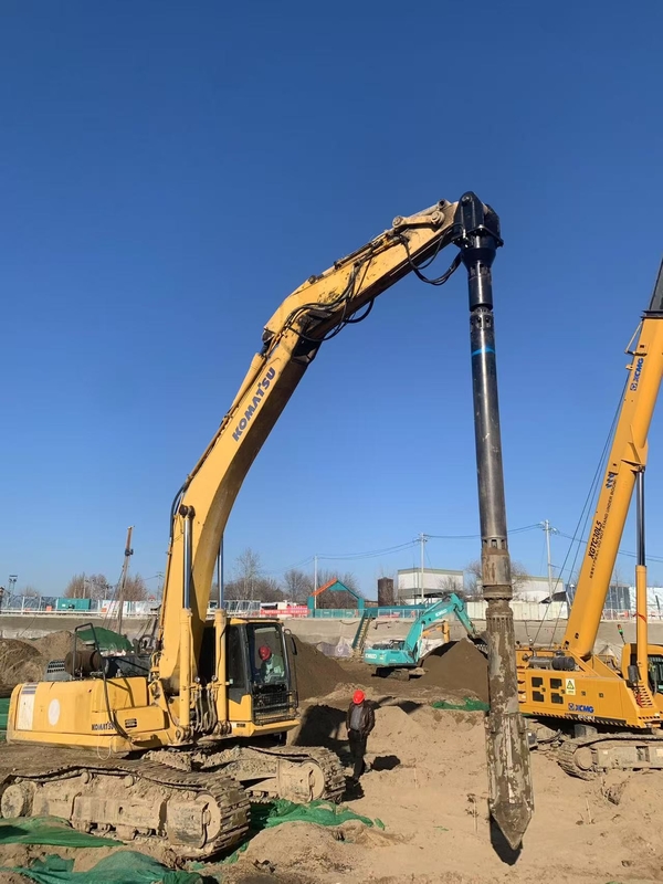 2150 mm titreştirici uzunluğu 43 Hz titreşim frekansı hidrolik güç titreşim için titreşimli donanım