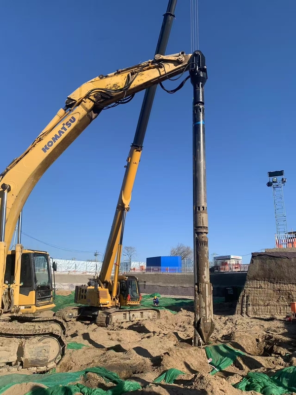 2150 mm titreştirici uzunluğu 43 Hz titreşim frekansı hidrolik güç titreşim için titreşimli donanım