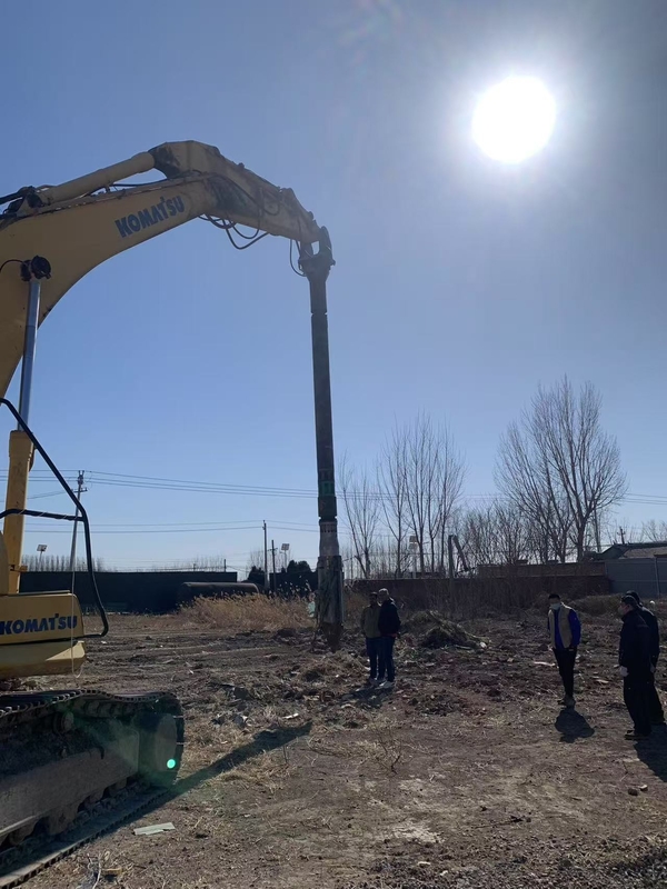 BVEM 2600 R/Min Dönüş Hızı Hidrolik Vibroflot Toprak İyileştirmesi İçin Su-Hava Bağlantısı Yapımı