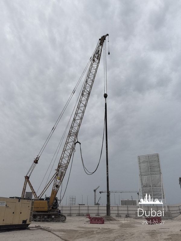 14-28 mm'lik ve elektrik enerjisi türünün üstün yığma titreşim genişliği için Vibro sıkıştırma yığılması
