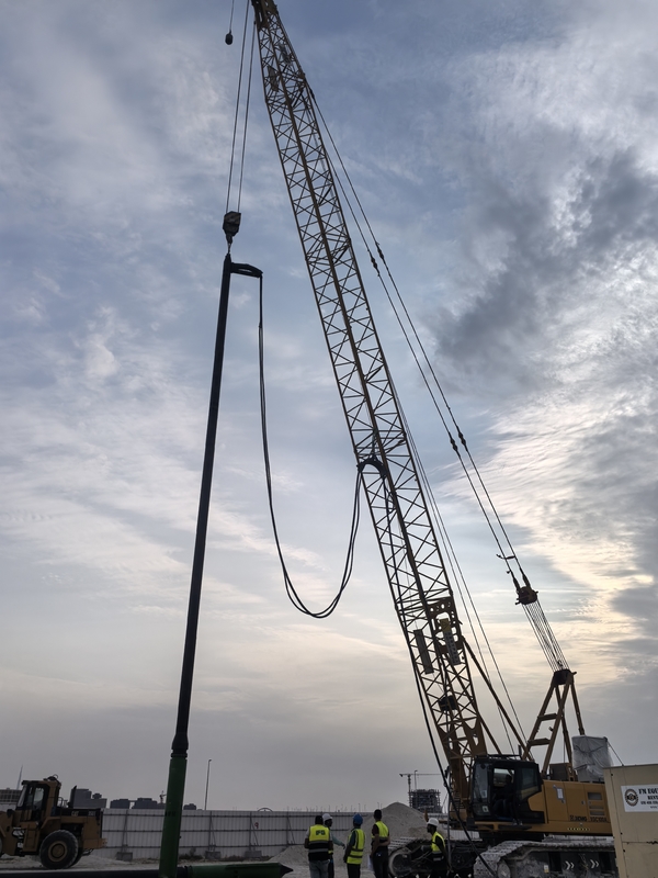 BVEM 214kN Merkezkaç Gücü Hidrolik Vibroflot Yağı Toprağı Sıkıştırmak İçin titreşim Sıklığını Düzenle
