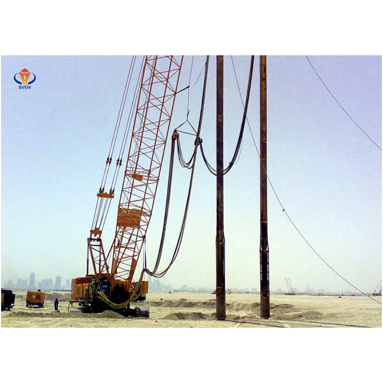 176 KW motor gücü ile hidrolik Vibroflot, başarıyla zemin iyileştirme anahtarı olarak yeniden donatıldı.