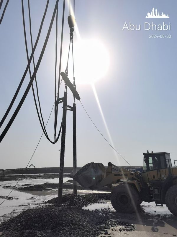 14-28 mm'lik ve elektrik enerjisi türünün üstün yığma titreşim genişliği için Vibro sıkıştırma yığılması