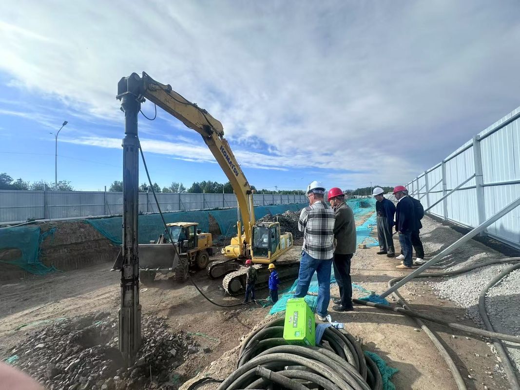 Çin üreticisi 214kN santrifugal kuvvet Vibroflotasyon cihazı sondaj cihazına monte edilmiş güç paylaşım sistemi