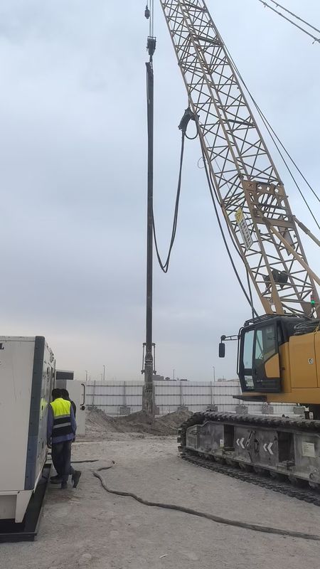Çin üreticisi 176kW güç paketi Vibroflotation Cihazı sondaj kulesi, paylaşımlı hidrolik güç sistemi ile donatılmış