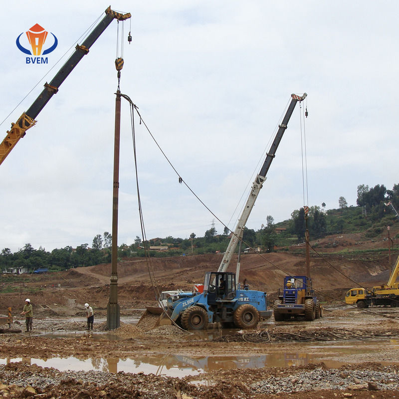 BVEM Vibroflotasyon Cihazı, kesme kapasitesinin temelini güçlendirmek için yüksek nüfuz gücü