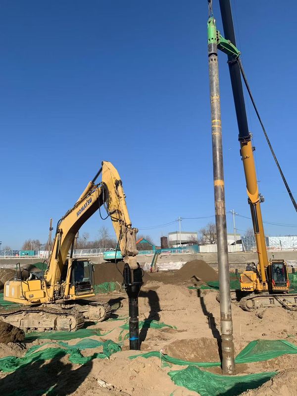 Çin BVEM markası 500-800 mm Hidrolojik Vibroflot, Ağır Güçlü Top Sürüş İhtiyaçları ve Maksimum Diametresi