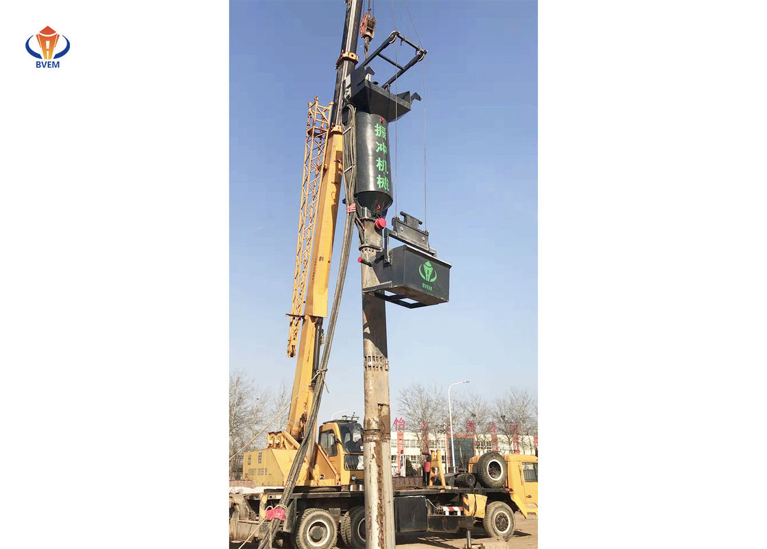 BJZC-V400-180 açık deniz projesinde taş kolon yapımında kullanılan güçlü alttan beslemeli vibroflot