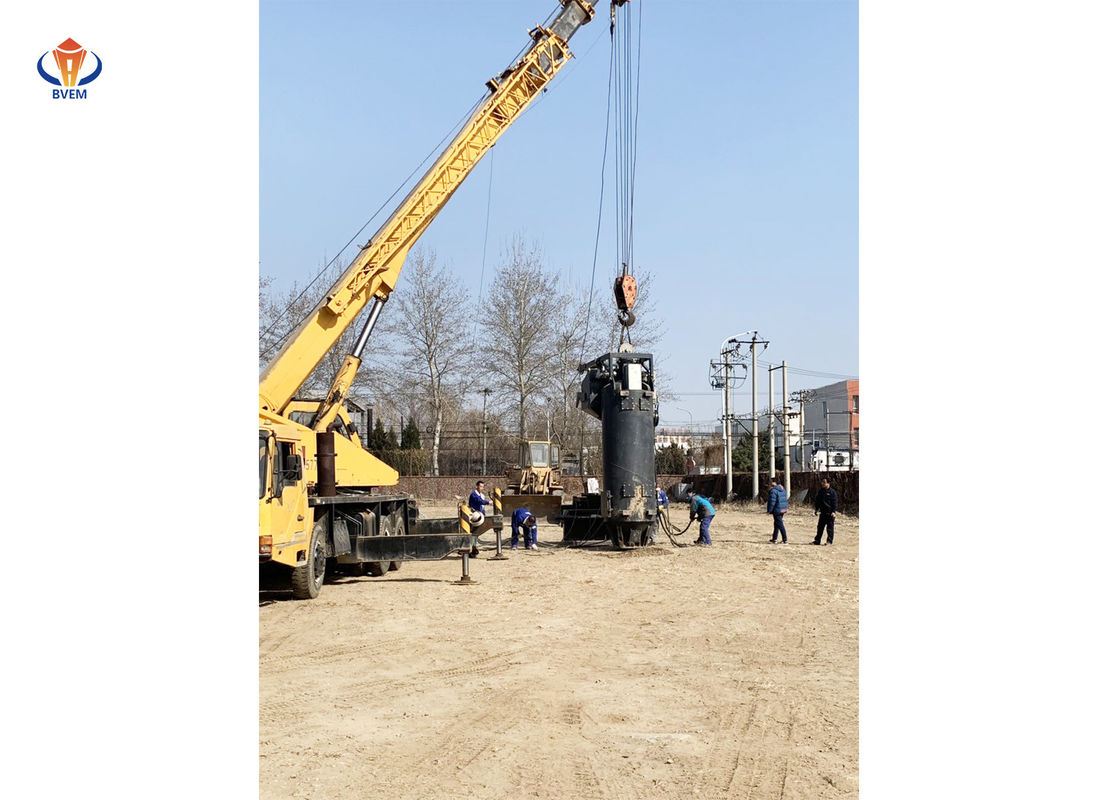 BJZC-V400-180 açık deniz projesinde taş kolon yapımında kullanılan güçlü alttan beslemeli vibroflot