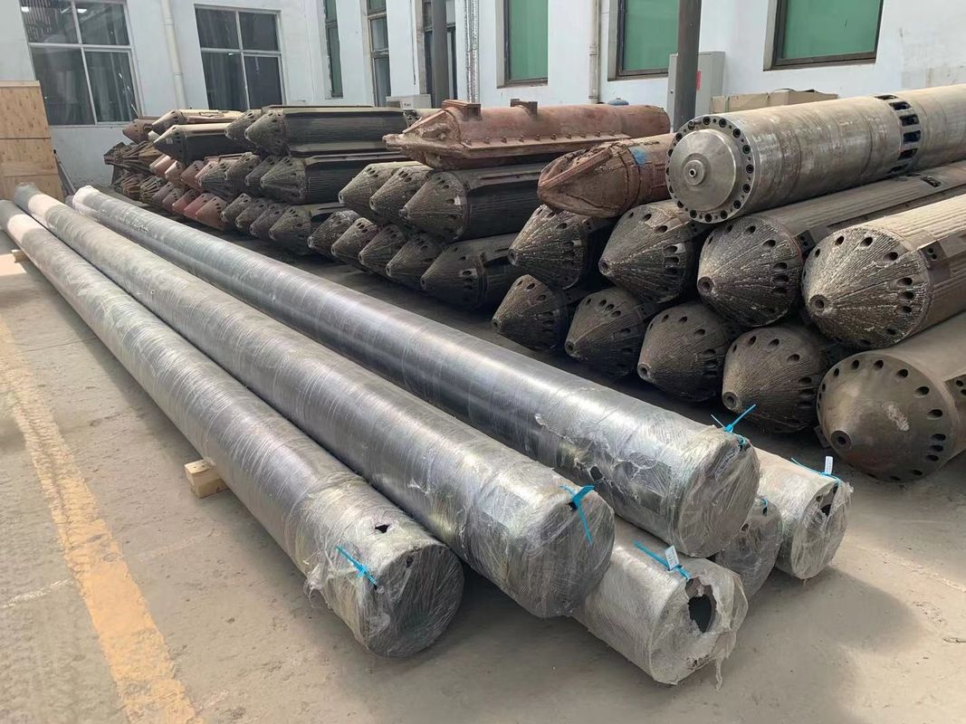 Vibro Sıkıştırma için 260kw Üstten Besleme Vibroflot Cihazı Yumuşak Kum Toprak Vakfını İyileştirir