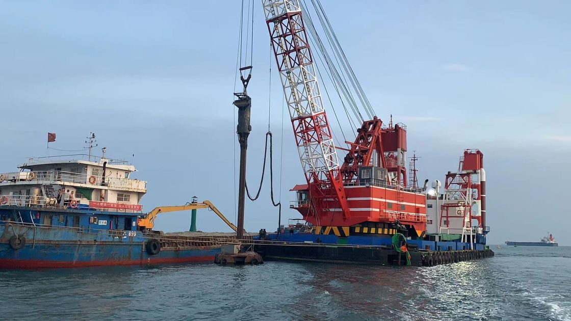 Liman Havzası 200000 Ton Kanal Projesi Açık Deniz Alt Yem Vibroflot İnşaatı