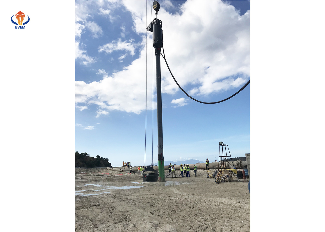Çakıl Kazık Kompakt Vibroflotasyon için 180kw Alt Besleme Vibro Flot İnşaat Aksesuarları
