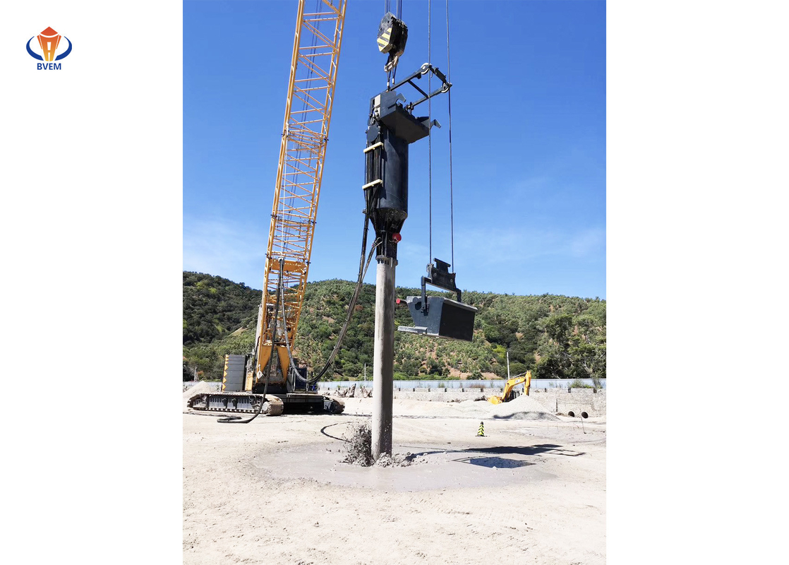 Çakıl Kazık Kompakt Vibroflotasyon için 180kw Alt Besleme Vibro Flot İnşaat Aksesuarları